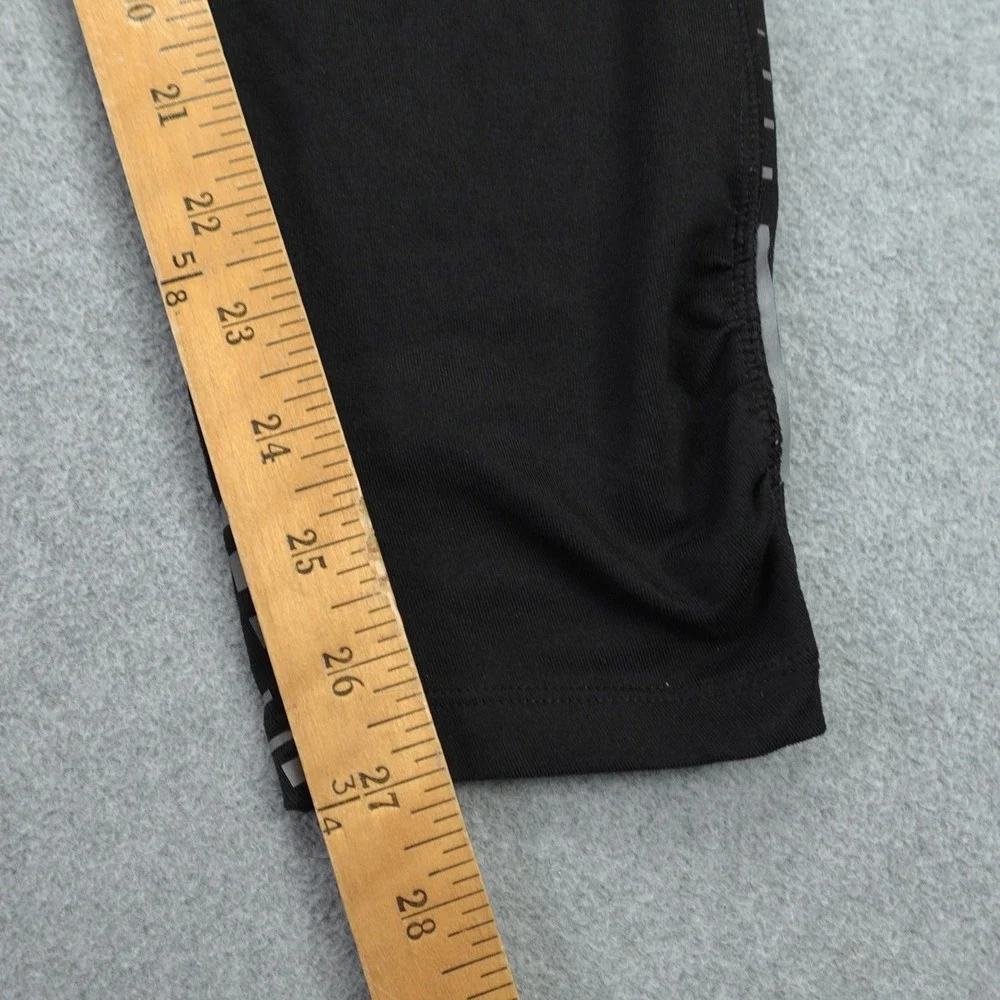 Athleta Leggings Womens XL Black Be Free Tight Reflective Running‎ Pockets